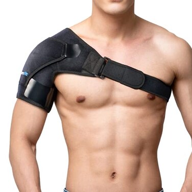 Branfit Recovery Shoulder Brace and Arm Sling for Men &amp; Women, Shoulder Compression for Injury Relief and Adjustable Comfort, Right/Left