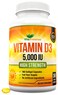 Vitamin D3 5000 IU, 365 Easy to Swallow Softgels, High Strength Vitamin D 5000 IU Supplement - Full Year Supply