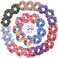 30 Pieces Metallic Scrunchies - Large Elastic Hair Ties and Ropes for Women and Girls Hair Accessories