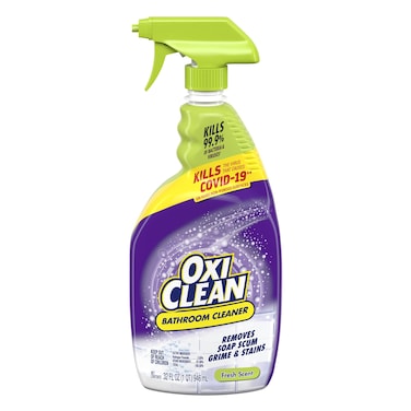 OxiClean Bathroom Cleaner, Shower, Tub &amp; Tile, Powered by OxiClean Stainfighters, 32 oz