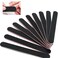 10 PCS Professionelle Double Sided 100/180 Grit Nail Files Emery Board Black Manicure Pedicure Tool and Nail Buffering Files