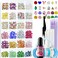 CiikDux DIY Tooth Gem Kit, Tooth Jewelry Gems Kit Include 770 Crystals 12 Shapes Bedazzle Gems, Teeth Jewelry Starter Kit