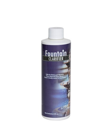 Fountain Water Clarifier - 8 Ounces - Water Treatment for Fountains &amp; Birdbaths, Prevent White-Scale Buildup, Stains, Cloudy Water &amp; Other Water Conditions