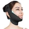 Chin Strap for Sleeping,Adjustable Chin Strap,Jaw Strap,Jawline Shaper,V Line Lifting Mask,Deep Black,M
