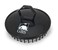 G.B.S No.100 Black Scalp Massager Shampoo Brush for Deep Cleaning Men's Hand Brush Plastic Growth Beard Brush Pet Grooming Round Palm Brush