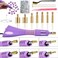 Hotfix Applicator, 7-in-1 Hot Fix Rhinestone Applicator Wand Setter Tool Kit with AB Crystal Rhinestones, 7 Tips, 2 Pencils and Tweezers