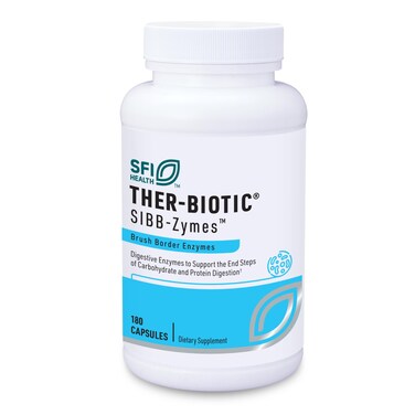 Klaire Labs Sibb-Zymes Brush Border Digestive Enzymes for Digestion - Peptidase/Protease Enzymes Complex - Supports Optimal Carb &amp; Protein Digestion - Gluten Free (180 Capsules)
