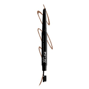 NYX PROFESSIONAL MAKEUP Fill &amp; Fluff Eyebrow Pomade Pencil, Taupe