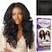 Sensationnel What lace 13x6 Wigs - latisha lacefrontal hand tied glueless synthetic with natural density preplucked hairline (Off Black 1B)