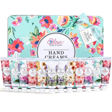BODY &amp; EARTH Hand Cream Gift Set Pack of 12 Enriched with Shea Butter to Nourish Dry Hands, Hand Lotion Gift Packs, Travel Size, Best Gifts for Women Gift Sets For Mother's Day Valentine's Day