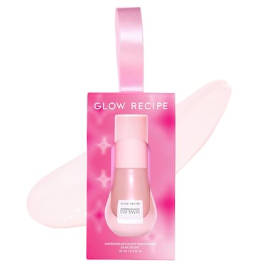 Glow Recipe Stocking Stuffer Niacinamide Serum Dew Drops Ornament - Hydrating Face Serum &amp; Illuminating Makeup Primer for Dewy, Glass Skin + Hyaluronic Acid for Plumping &amp; Highlighting (15 ml)