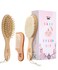 Mr. Pen- Baby Brush and Comb Set, 3Pcs, Wooden, Baby Hair Brush, Cradle Cap Brush, Baby Brush Set for Newborns, Infant Hair Brush, Baby Comb and Brush Set, Newborn Hair Brush, Baby Brushes for Hair