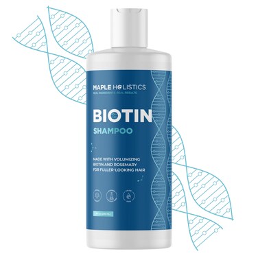 Rosemary and Biotin Shampoo for Thinning Hair - Vegan Volumizing Shampoo for Fine Hair with Argan and Tea Tree Oil - Paraben Silicone and Sulfate Free Shampoo for Dry Damaged Weak and Thin Hair Care
