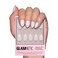 Glamnetic Press On Nails - White Swan   Opaque Classic Off White Short Oval False Nails, Reusable Stick On Fake Nails with Glue   Salon Quality   15 Sizes - 30 Nail Kit