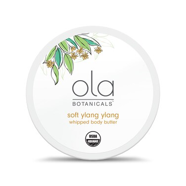 Dr. Mercola Ola Botanical Soft Ylang Ylang Whipped Body Butter, 4 Oz. (113 g), Deeply Hydrate &amp; Nourish, Organic Shea Butter, USDA Organic, Non-GMO