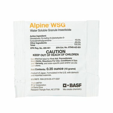BASF Alpine WSG Water Soluble Granule Insecticide, Indoor Outdoor Pest Control for Ants, Flies, Bed Bugs, German Cockroach, .35 Ounce Packet (1 Count)