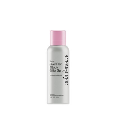 Eva NYC Kweeen Silver Hair and Body Glitter Spray, 4.9 oz
