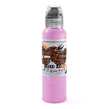 World Famous Pink Tattoo Ink, Vegan and Professional Ink, Made in USA, Bali Pink, 1 oz