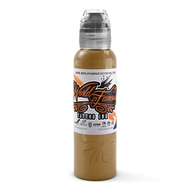 World Famous BrownTattoo Ink, Vegan and Professional Ink, Made in USA, Indian Ink, 1 oz