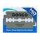 Dorco ST300 Platinum Extra Double Edge Razor Blades - 100 Count   Premium Stainless Steel Shaving Blades for Smooth and Precise Shaves