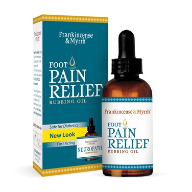 Frankincense and Myrrh Foot Pain Relief Rubbing Oil, Neuropathy Pain Relief for feet, Frankincense Essential Oil, Diabetic Lotion &amp; Cream, Nerve, Neuropathy &amp; Restless Legs Syndrome, Maximum Strength
