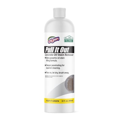 CHOMP! Concrete Oil Stain Remover: Pull It Out Removes and Cleans Oils, Greases from Garage Floors &amp; Driveways 32 Fl Oz