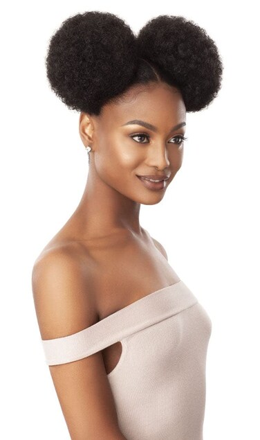 Outre Synthetic Quick Pony AFRO PUFF DUO LARGE (1B)