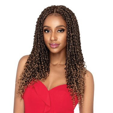 Outre Crochet Braids X-Pression Twisted Up Passion Waterwave Feed Twist 18" (2T1B/425)