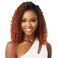 Outre Synthetic Quick Weave Wet &amp; Wavy Style Half Wig - DEEP CURL 14" (DR GINGER BROWN)