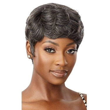 Outre Fab &amp; Fly Gray Glamour Unprocessed Human Hair Wig - ADDISON (HL34/51)