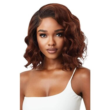 Outre Perfect Hair Line Synthetic 13x4 Faux Scalp Lace Front Wig - PATRICE (1 Jet Black)
