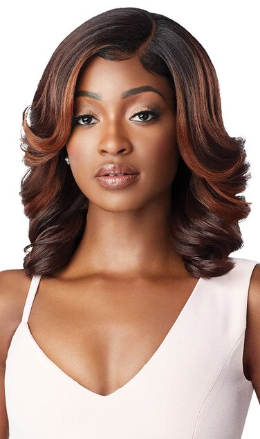 Outre Melted Hairline Lace Front Wig HD Transparent Lace Deluxe Wide Lace Part 2x5 ARLISSA (DRFF2/CINMCH)