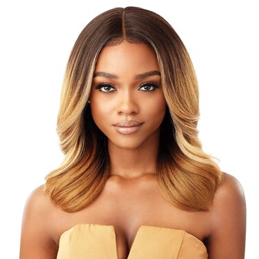 Outre Melted Hairline Lace Front Wig Deluxe Wide Lace Part HD Transparent TORIANA (DRFF2/CHERRD)
