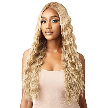 Outre HD Lace Front Wig Color Bomb KEEVAH (1B)