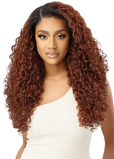 Outre 360 Frontal Lace Wig 13"x6" Hand Tied Lace Frontal TASIRA (DR2-Honey Brown)
