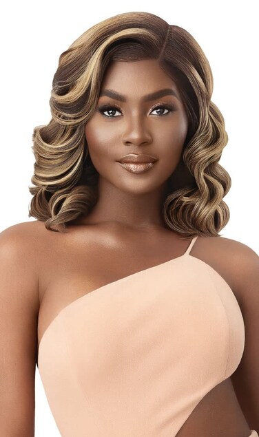 Outre Synthetic Melted Hairline HD Lace Front Wig - LAURENCE (Color:613)