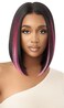 Outre Color Bomb Synthetic HD Lace Front Wig - STINA (Color:1 Jet Black)