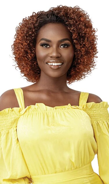 Outre Converti Cap Synthetic Wig - SPARKLING BELLE (Color:DR CHOCOLATE SWIRL)