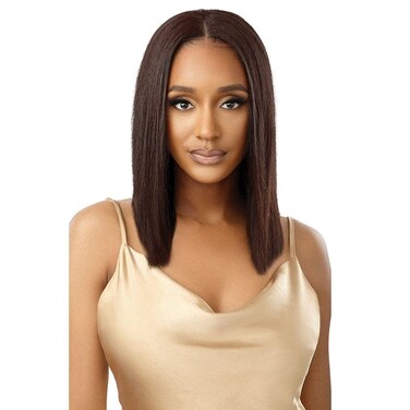 Outre Mytresses Gold Label Leave Out Human Hair Wig - HH-DOMINICAN STRAIGHT 14 (Color:Natural Black)