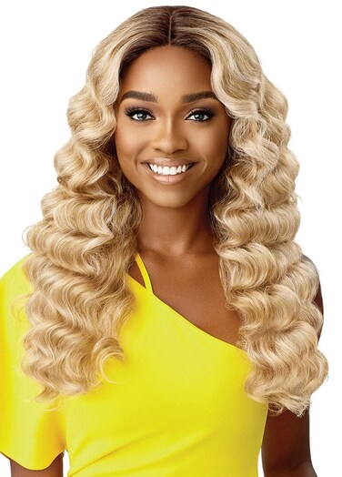 Outre The Daily Wig Synthetic Hair Lace Part Wig - WAVERLY (Color:DRST2/CHOCOLATE CARAMEL)