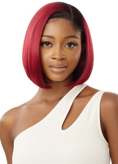 Outre - Lace Front Wig - Sleeklay Part - PERI (DR4/GOLDEN HONEY BLONDE)
