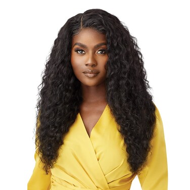 Outre My Tresses Gold Label Unprocessed Human Hair Braids Pre Stretched Wet N Wavy Splash Deep Bulk (18"-24") (24 Inch, NBLK)