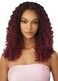 Outre Airtied 100% Fully Hand-Tied Wig - Human Hair Blend - Dominican Curly 22" (DRST2/CHOCOLATE CARAMEL)