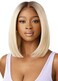 Outre Airtied 100% Fully Hand-Tied Wig - Human Hair Blend - Natural Yaki 12" (CHOCOLATE SWIRL)