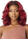 Outre - 5X5 Lace Closure Wig - Human Hair Blend - Body Wave 16" (OFF BLACK 1B)