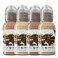 World Famous Tattoo Ink Skintone 4 Count Set, (1 fl oz Each)
