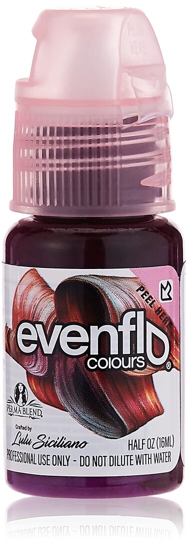 Evenflo Colours Permanent Makeup for Lips, Used for All Permanent Makeup Procedures, Professional Cosmetic Pigment - Pinker, 0.5 oz