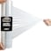 Gorilla Grip 500% Stretch Film Heavy Duty Plastic, 1200ft Shrink Wrap Roll 17" Puncture Resistant, Industrial Strength for Shipping, Pallet Storing, Moving, Packing Furniture Protection 1 Pack Clear