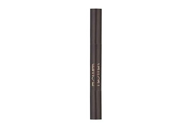 FLOWER BEAUTY Draw in the Line Eyebrow Pencil - Long-Lasting + Smudge-Resistant - Self-Sharpening + Built-In Spoolie - Dark Brunette
