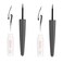 FLOWER BEAUTY Pack of 2 Liquid Blendable Eyeliner, Smoldering LK2